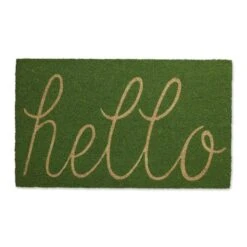 DII® Hello Doormat Green Apple