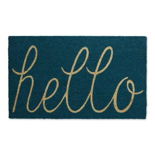 DII® Hello Doormat Storm Blue 5 DII® Hello Doormat Storm Blue - Image 3