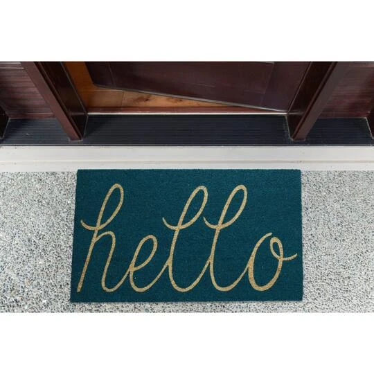 DII® Hello Doormat Storm Blue 6 DII® Hello Doormat Storm Blue - Image 4