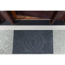 DII® Dark Gray Fleur De Lis Floormat -Michaels Decor Sale D364865S 4