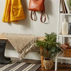 DII® Stone & White Textured Acrylic Throw -Michaels Decor Sale D364867S 4