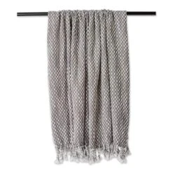 DII® Gray & White Textured Acrylic Throw -Michaels Decor Sale D364868S 4