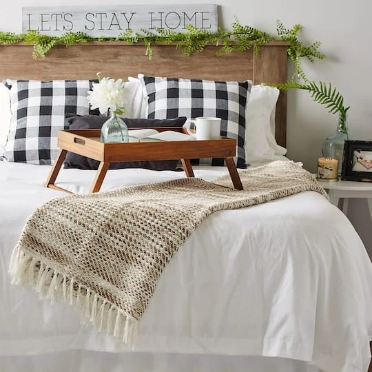 DII® Natural Tone Diagonal Stripe Acrylic Throw 8 DII® Natural Tone Diagonal Stripe Acrylic Throw - Image 6