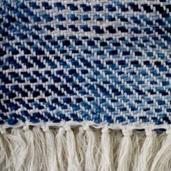 DII® Blue Tone Diagonal Stripe Acrylic Throw -Michaels Decor Sale D364875S 3