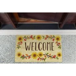 DII® Welcome Sunflowers Doormat -Michaels Decor Sale D364883S 4