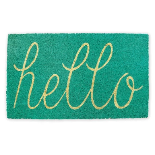 DII® Hello Doormat Aqua 3 DII® Hello Doormat Aqua