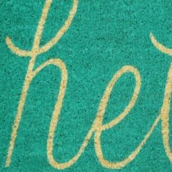 DII® Hello Doormat Aqua 15 DII® Hello Doormat Aqua -Michaels Decor Sale D364890S 3