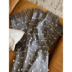 DII® Gray Woven Loop Throw -Michaels Decor Sale D364895S 3