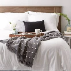 DII® Gray Woven Loop Throw -Michaels Decor Sale D364895S 7