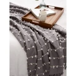 DII® Gray Woven Loop Throw -Michaels Decor Sale D364895S 9