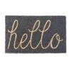 DII® Hello Doormat Gray 2 DII® Hello Doormat Gray -Michaels Decor Sale D364912S 1