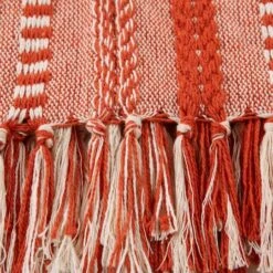 DII® Vintage Red Braided Stripe Throw -Michaels Decor Sale D364916S 8