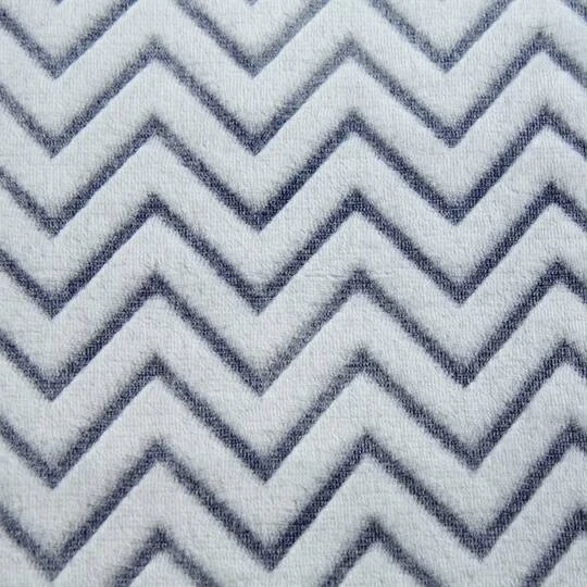 DII® French Blue Chevron Plush Throw 6 DII® French Blue Chevron Plush Throw - Image 4