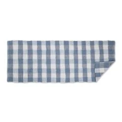 DII® Buffalo Check Rag Rug, 2.25ft. X 6ft. Stonewash Blue -Michaels Decor Sale D364940S 2
