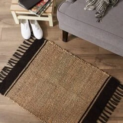 DII® Black With Natural Jute Stripes Hand-Loomed Rug, 2ft. X 3ft. -Michaels Decor Sale D364954S 8