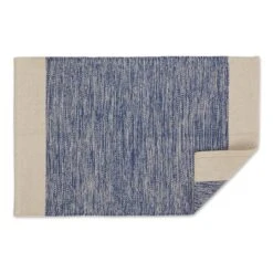 DII® French Blue Variegated Border Hand-Loomed Rug, 2ft. X 3ft. -Michaels Decor Sale D364957S 3