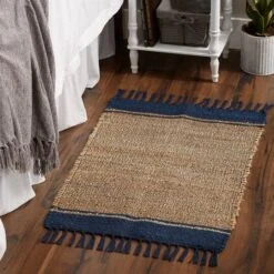 DII® French Blue With Natural Jute Stripes Hand-Loomed Rug, 2ft. X 3ft. -Michaels Decor Sale D364966S 10