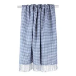 DII® Stonewash Blue & White Waffle Knit Throw -Michaels Decor Sale D364968S 2