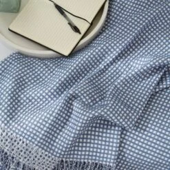 DII® Stonewash Blue & White Waffle Knit Throw -Michaels Decor Sale D364968S 6