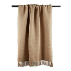 DII® Vintage Linen Solid Ribbed Throw -Michaels Decor Sale D364974S 4