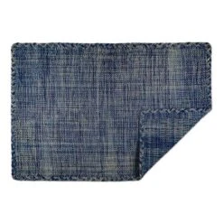 DII® Variegated Blue Hand-Loomed Rug, 2ft. X 3ft. -Michaels Decor Sale D364982S 4