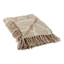 DII® Natural Tone Multi Diamond Throw