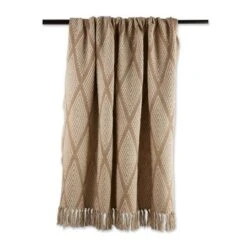 DII® Natural Tone Multi Diamond Throw -Michaels Decor Sale D364997S 2