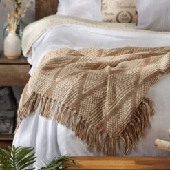 DII® Natural Tone Multi Diamond Throw -Michaels Decor Sale D364997S 8