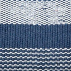 DII® French Blue Cabana Stripe Recycled Yarn Rug, 2ft. X 3ft. -Michaels Decor Sale D365020S 2