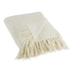 DII® Soft Cream Chenille Throw