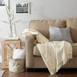 DII® Soft Cream Chenille Throw -Michaels Decor Sale D365031S 9