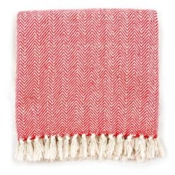 DII® Tango Red Chevron Handloom Throw -Michaels Decor Sale D365064S 8