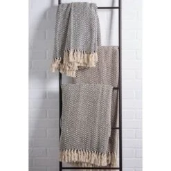 DII® Dark Brown Handloom Chevron Throw 10 DII® Dark Brown Handloom Chevron Throw -Michaels Decor Sale D365066S 6