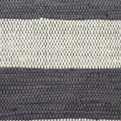 DII® Gray & White Stripe Rag Rug, 2ft. X 3ft. -Michaels Decor Sale D365079S 5