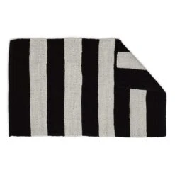DII® Black & White Stripe Rag Rug, 2ft. X 3ft. -Michaels Decor Sale D365084S 2