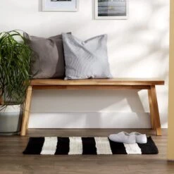 DII® Black & White Stripe Rag Rug, 2ft. X 3ft. -Michaels Decor Sale D365084S 4