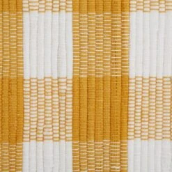 DII® Buffalo Check Rag Rug, 26" X 40" Honey Gold And White -Michaels Decor Sale D365095S 5