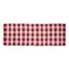 DII® Buffalo Check Rag Rug, 2.25ft. X 6ft. Red -Michaels Decor Sale D365100S 1