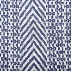 DII® Nautical Blue Herringbone Stripe Throw -Michaels Decor Sale D365103S 8
