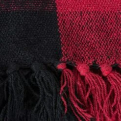 DII® Tango Red & Black Buffalo Check Throw -Michaels Decor Sale D365119S 10