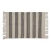 DII® Black Ticking Stripe Hand-Loomed Rug, 2ft. X 3ft. -Michaels Decor Sale D365124S 1