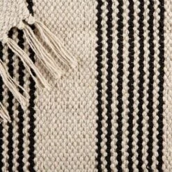 DII® Black Ticking Stripe Hand-Loomed Rug, 2ft. X 3ft. 12 DII® Black Ticking Stripe Hand-Loomed Rug, 2ft. X 3ft. -Michaels Decor Sale D365124S 4
