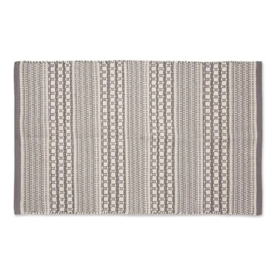 DII® Gray Dobby Stripe Hand-Loomed Rug, 2ft. X 3ft. 3 DII® Gray Dobby Stripe Hand-Loomed Rug, 2ft. X 3ft.