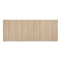 DII® Stone Dobby Stripe Hand-Loomed Rug, 2.5ft. X 6ft.