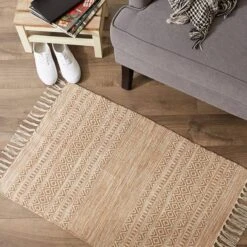 DII® Stone Textured Dobby Hand-Loomed Rug, 2ft. X 3ft. -Michaels Decor Sale D365133S 6