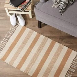 DII® Stone Combo Stripe Hand-Loomed Rug, 2ft. X 3ft. -Michaels Decor Sale D365134S 7
