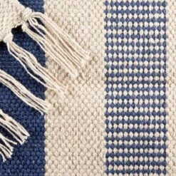 DII® French Blue Combo Stripe Hand-Loomed Rug, 2ft. X 3ft. 12 DII® French Blue Combo Stripe Hand-Loomed Rug, 2ft. X 3ft. -Michaels Decor Sale D365137S 5
