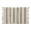 DII® Gray Ticking Stripe Hand-Loomed Rug, 2ft. X 3ft. -Michaels Decor Sale D365139S 1