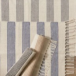 DII® Gray Ticking Stripe Hand-Loomed Rug, 2ft. X 3ft. 23 DII® Gray Ticking Stripe Hand-Loomed Rug, 2ft. X 3ft. -Michaels Decor Sale D365139S 9
