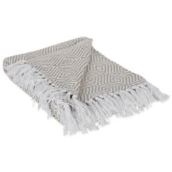 DII® Stone X-Diamond Geometric Throw